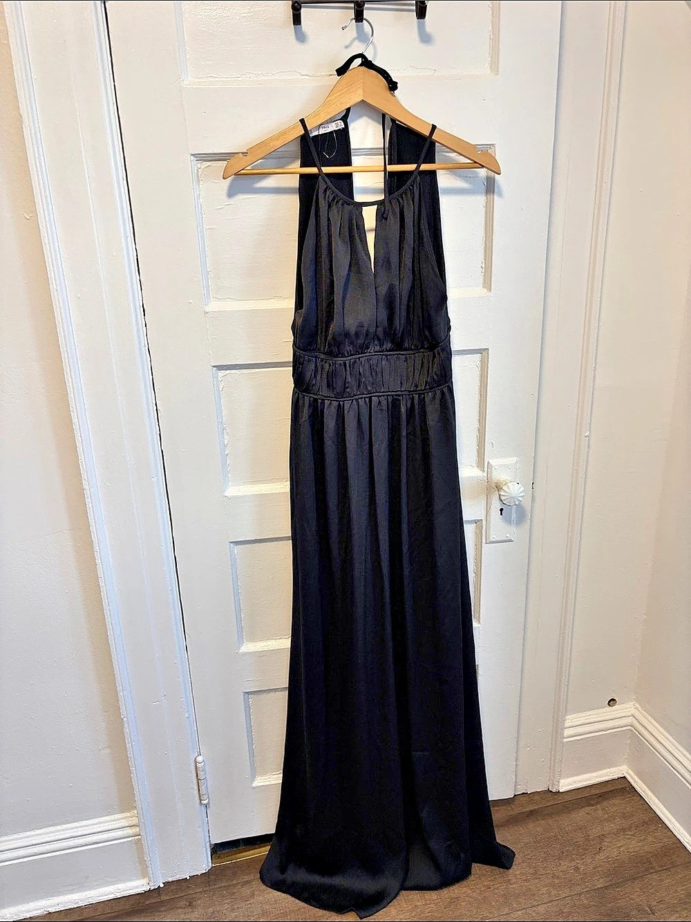 MNG Black Maxi Dress Size XS Like New